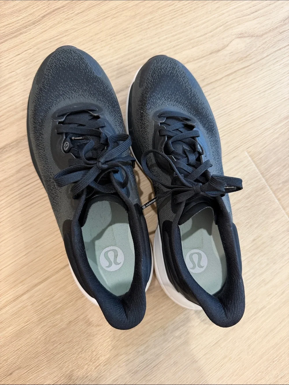 lululemon athletica Black and White Women's Running Sneakers